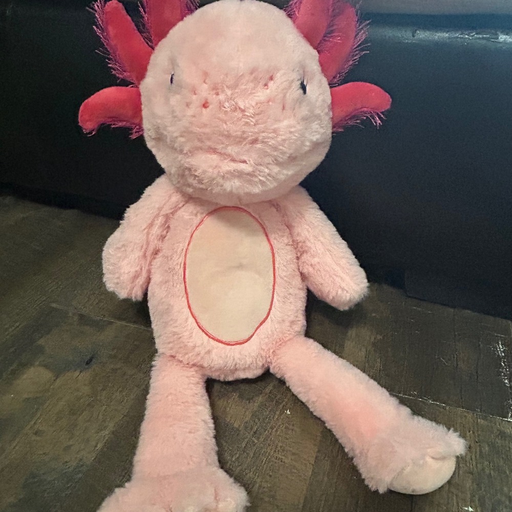 Scentsy Buddy Blush the Axolotl Pink Plush Stuffed Animal Scent Pak Pocket
